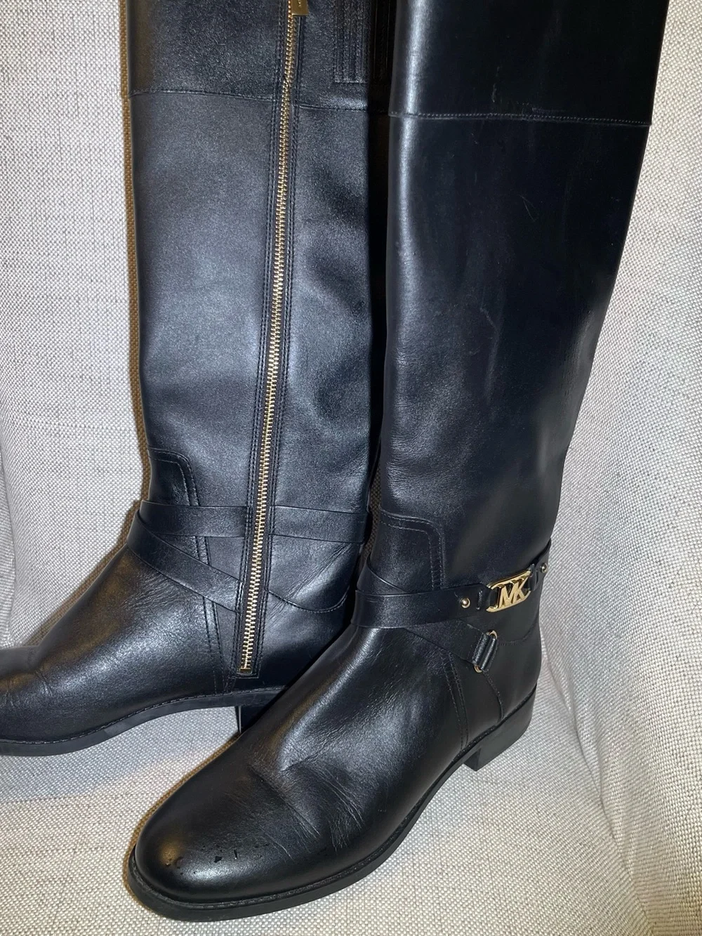 Michael Kors women’s Leather Riding Boots size 10